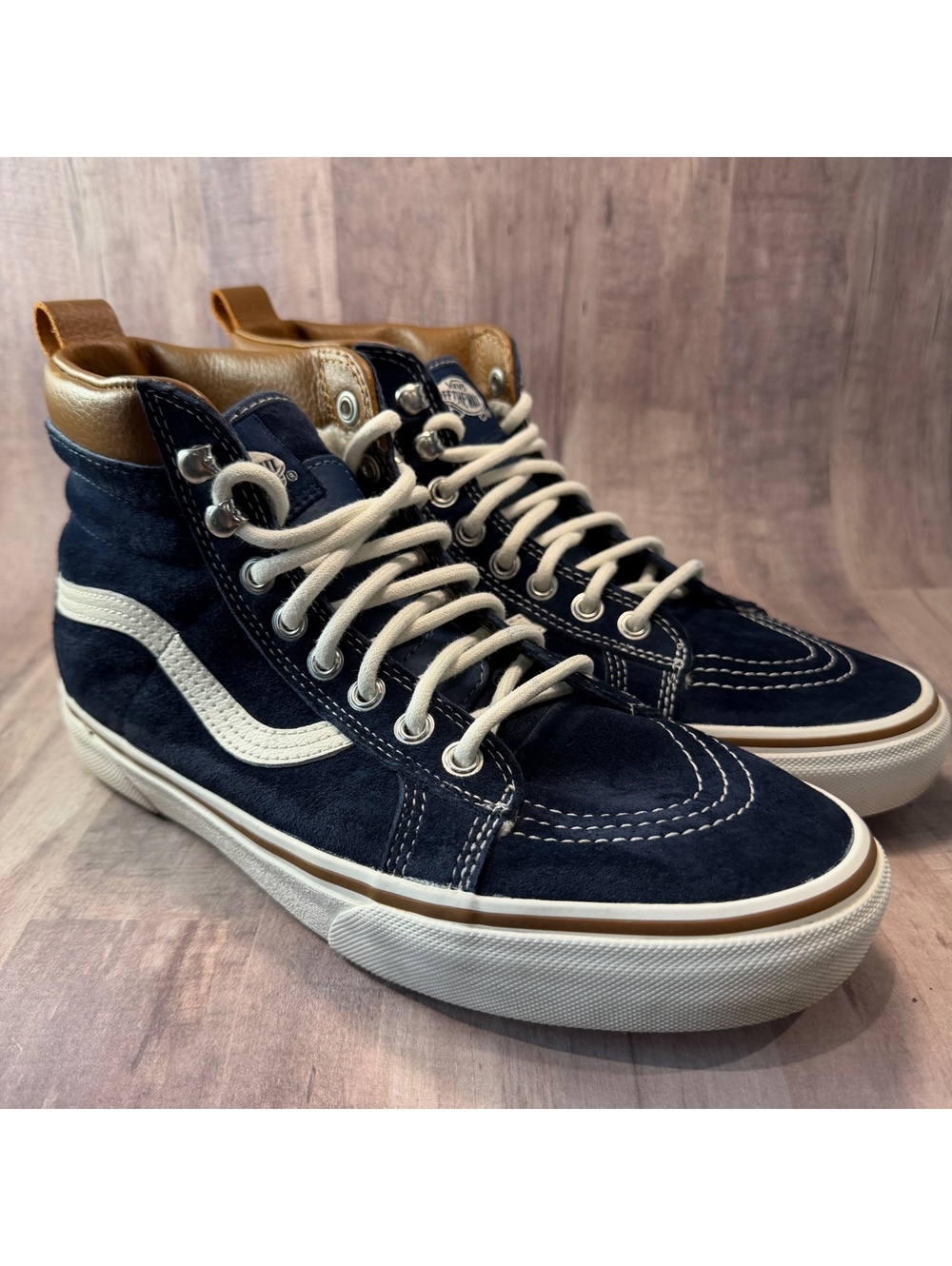 Vans Sk8-Hi MTE DX Dress Blue Sherpa Scotchgard Men's 8 (W 9.5)